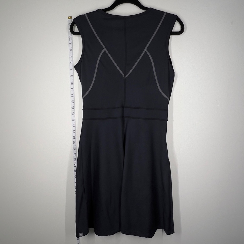 TITLE NINE women’s Black Tank Summer Mini Dress size S white stitching - Picture 1 of 7
